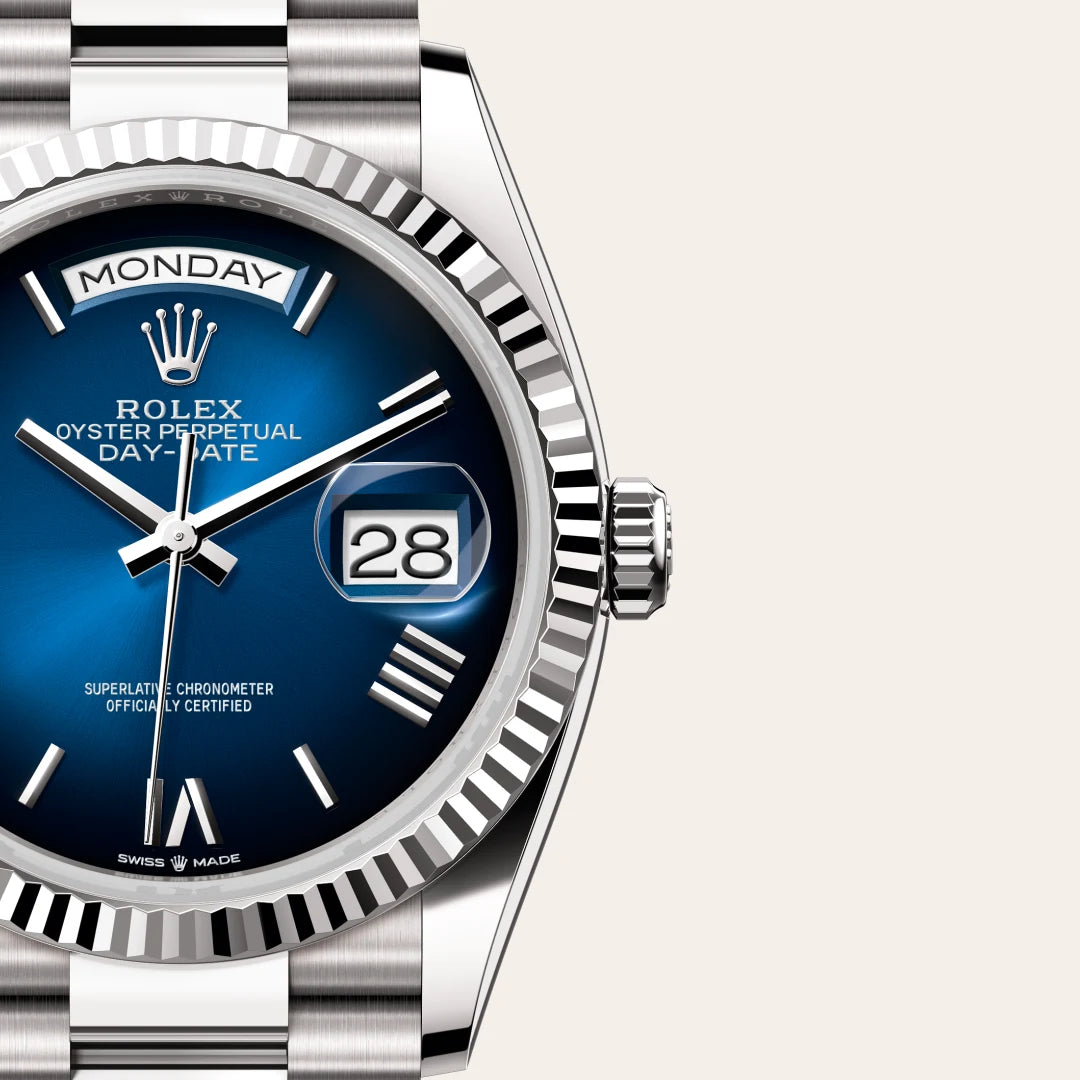 Rolex Day-Date in White Gold, M128239-0063 - Knar Jewellery