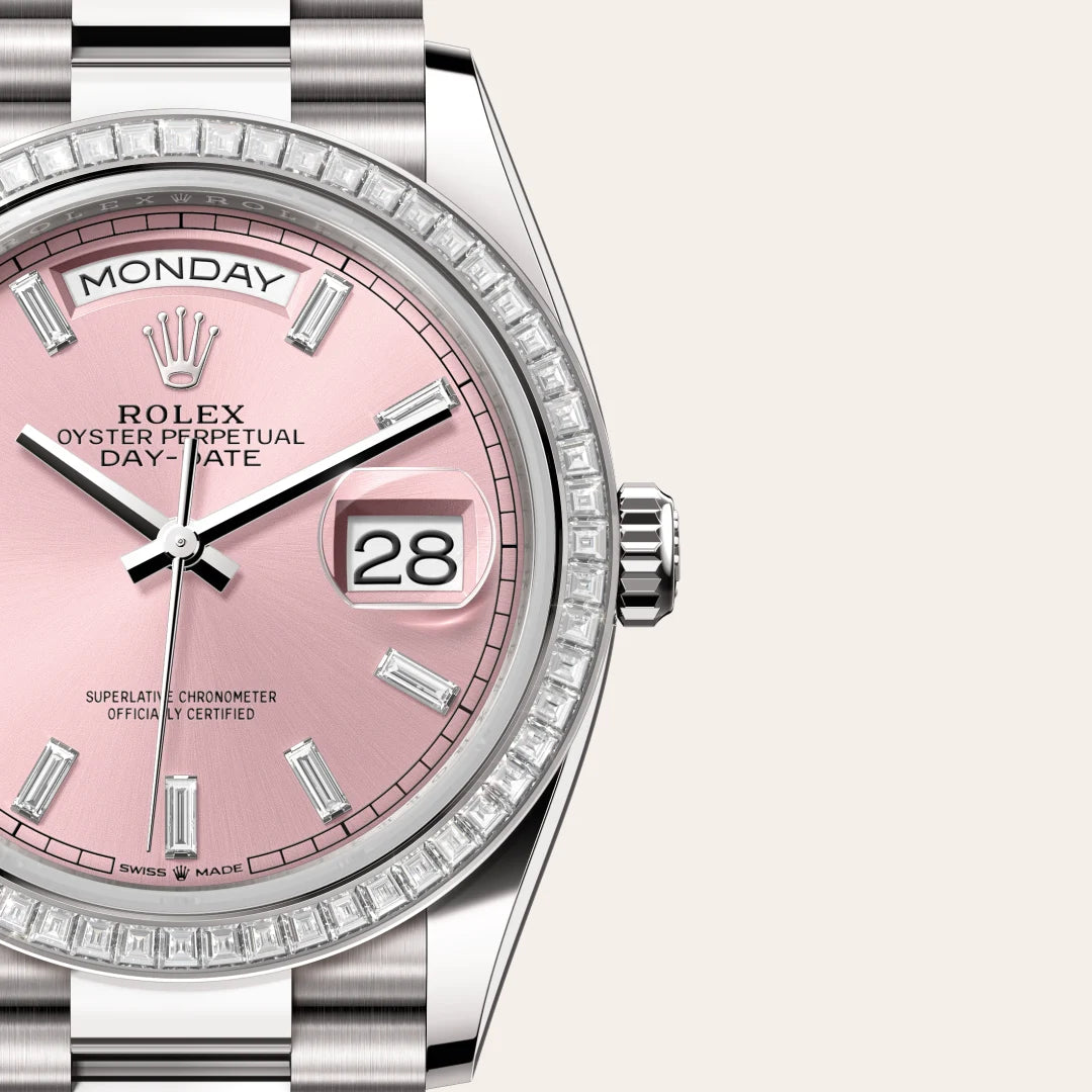 Rolex Day-Date in White Gold, M128399TBR-0029 - Knar Jewellery