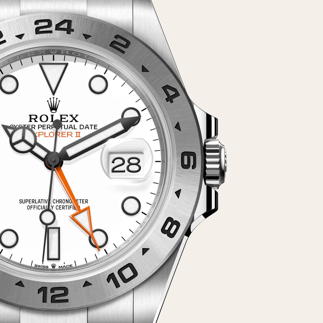 Rolex Explorer II in Oystersteel, M226570-0001 - Knar Jewellery