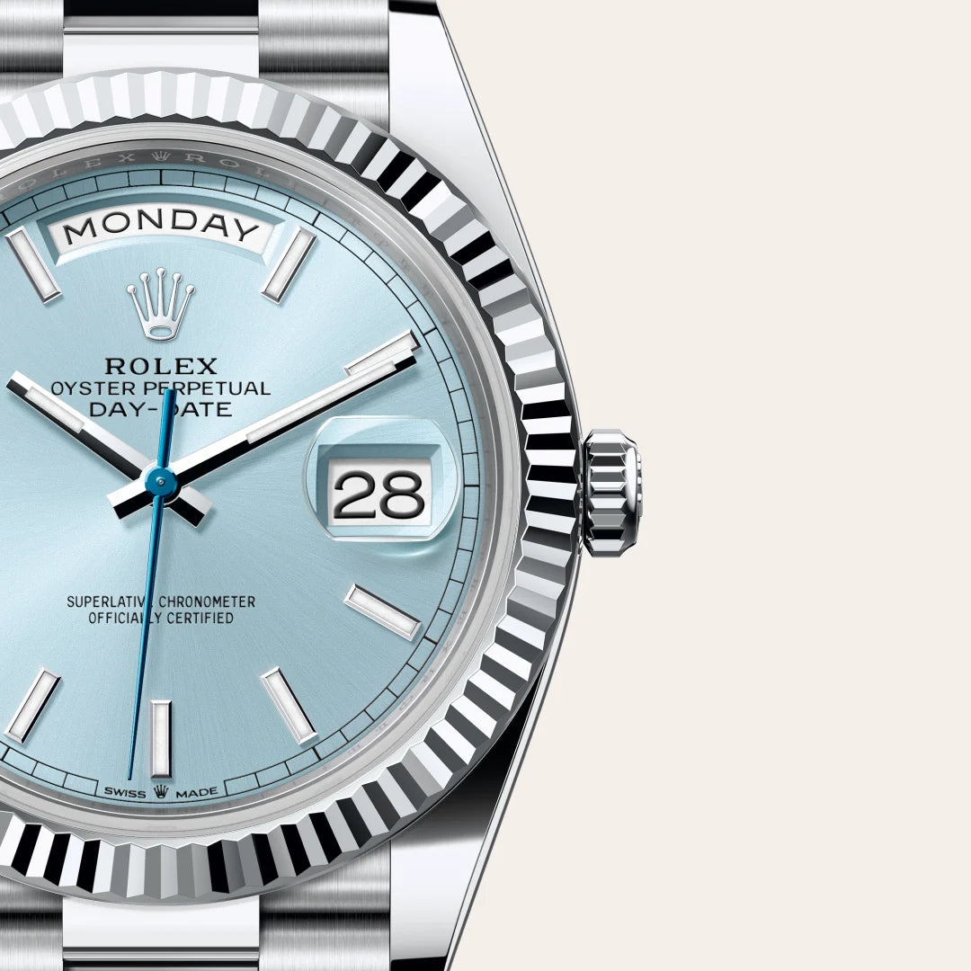 Rolex Day-Date in Platinum, M228236-0018 - Knar Jewellery