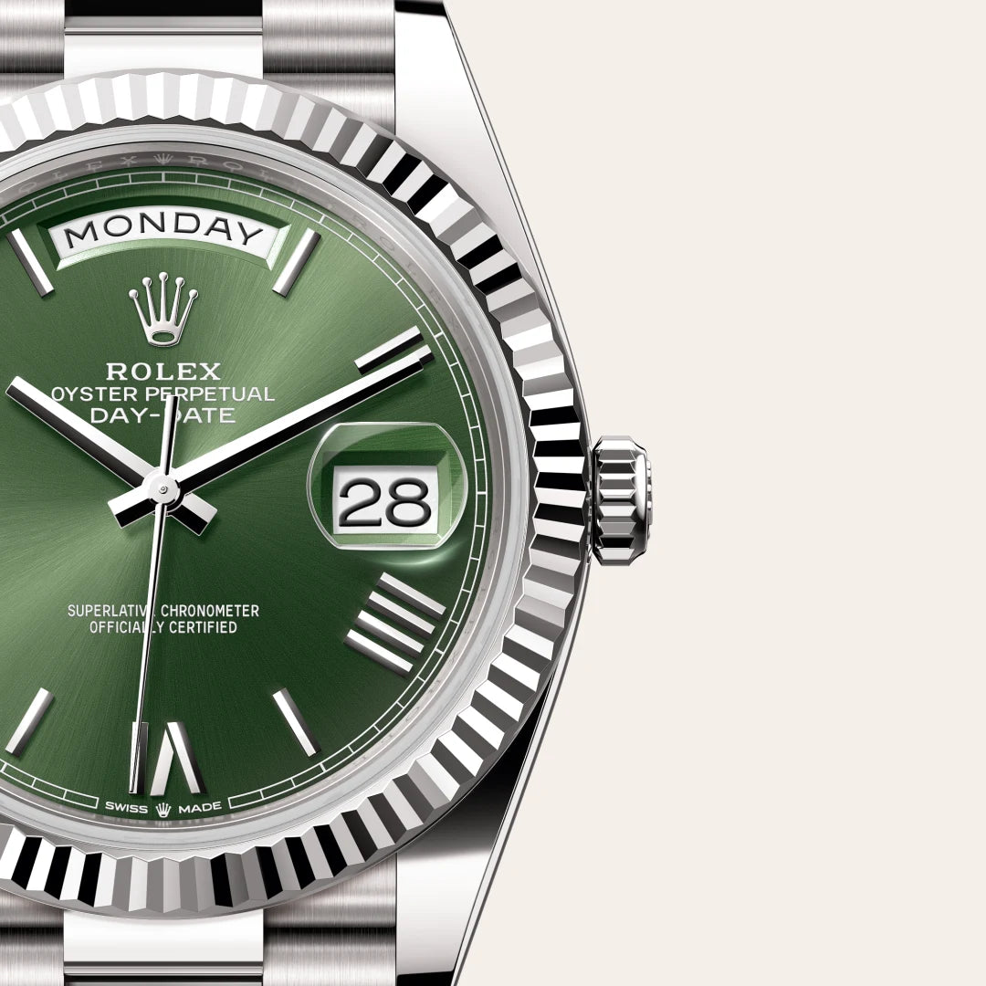 Rolex Day-Date in White Gold, M228239-0033 - Knar Jewellery