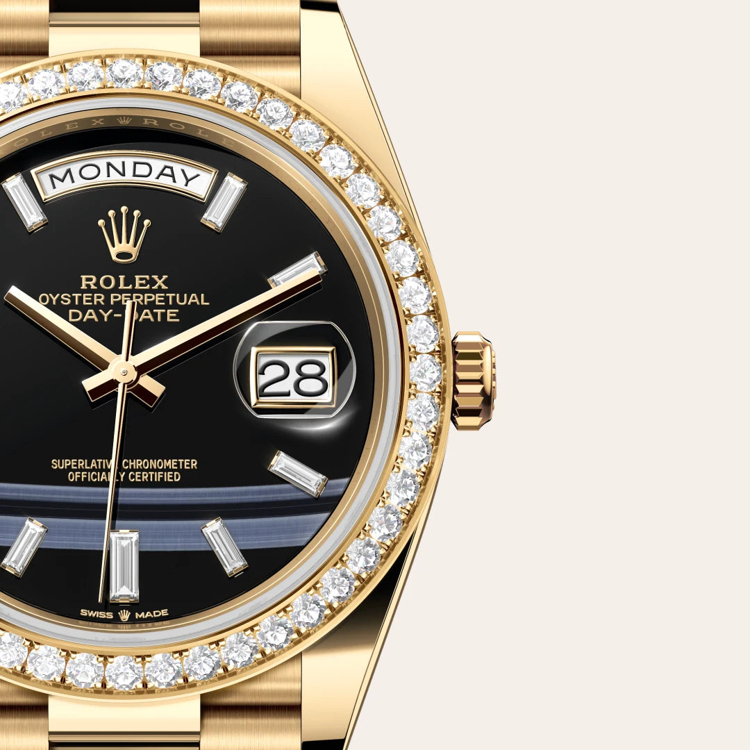 Rolex Day-Date in Yellow Gold, M228348RBR-0039 - Knar Jewellery