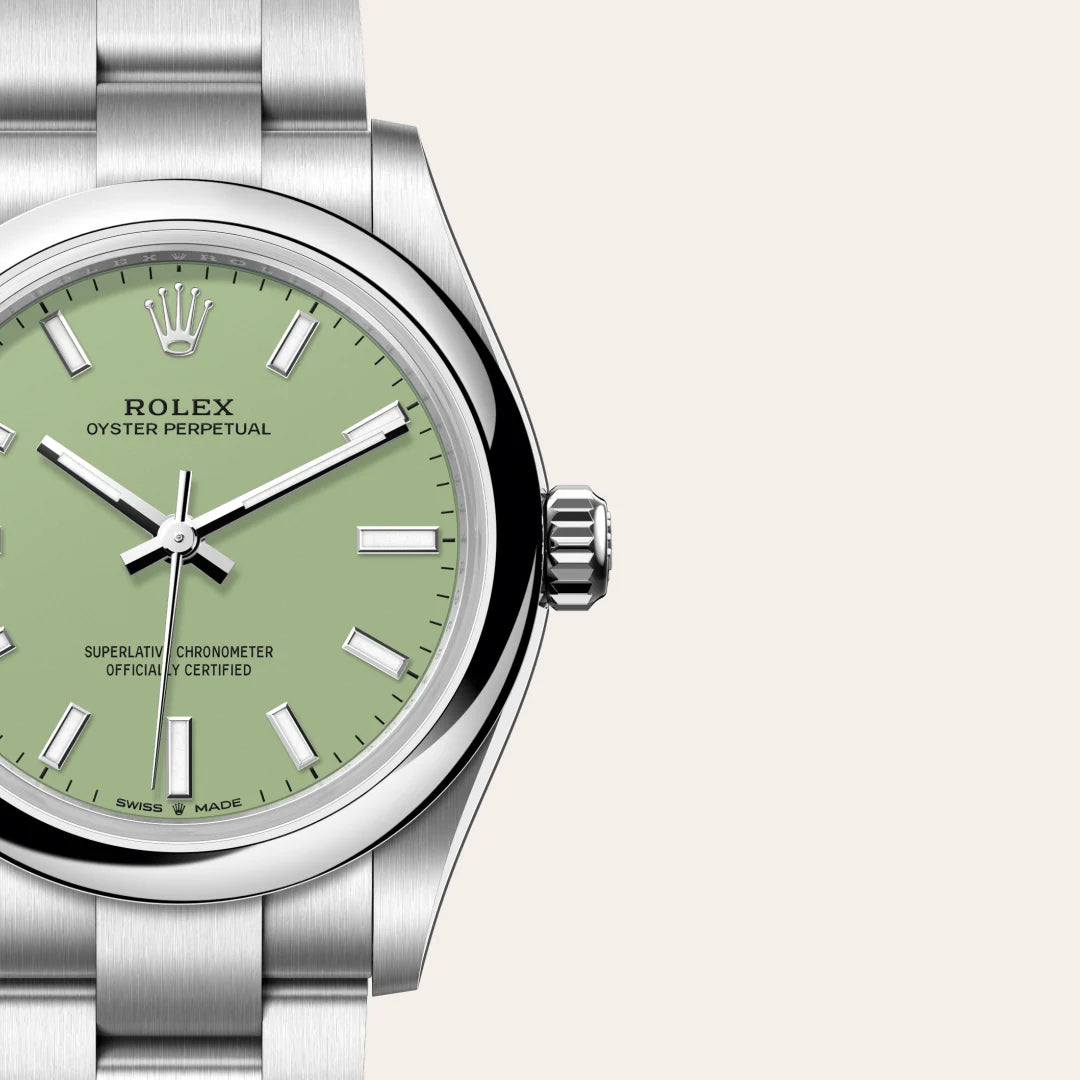 Rolex Oyster Perpetual in Oystersteel, M277200-0012 - Knar Jewellery