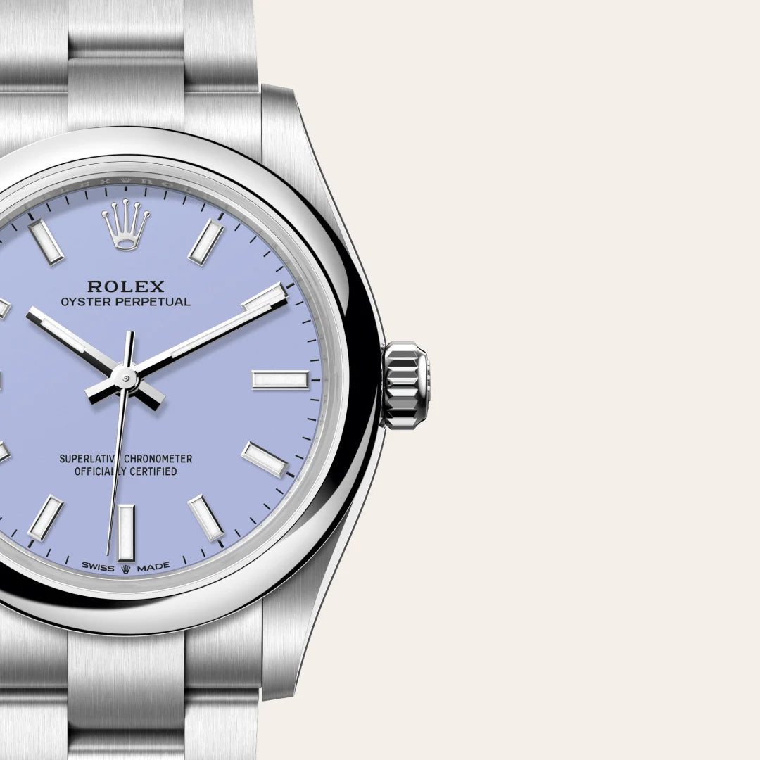 Rolex Oyster Perpetual in Oystersteel, M277200-0014 - Knar Jewellery