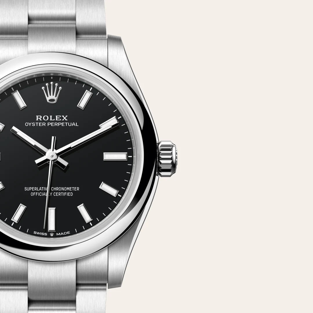 Rolex Oyster Perpetual in Oystersteel, M277200-0016 - Knar Jewellery