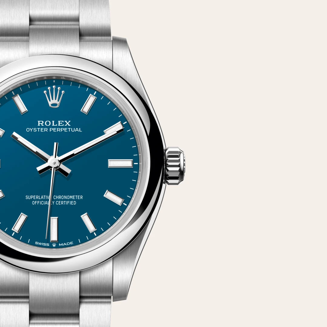 Rolex Oyster Perpetual in Oystersteel, M277200-0017 - Knar Jewellery