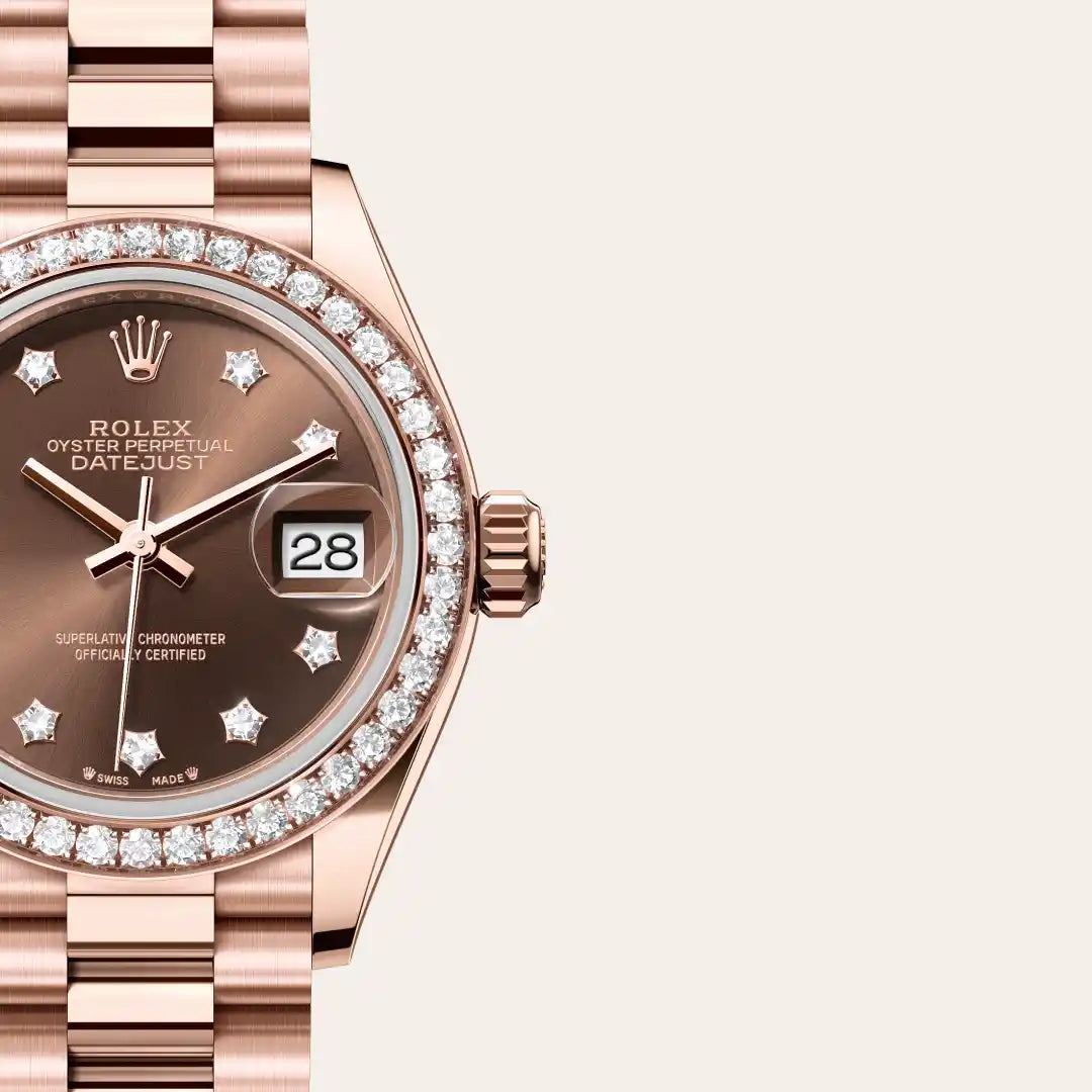 Rolex Lady-Datejust in Everose Gold, M279135RBR-0001 - Knar Jewellery
