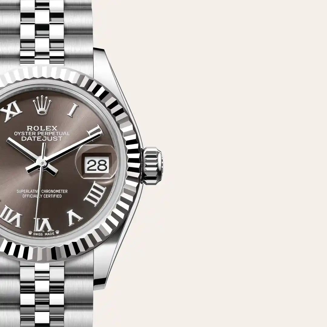 Rolex Lady-Datejust in Oystersteel And White Gold, M279174-0013 - Knar Jewellery
