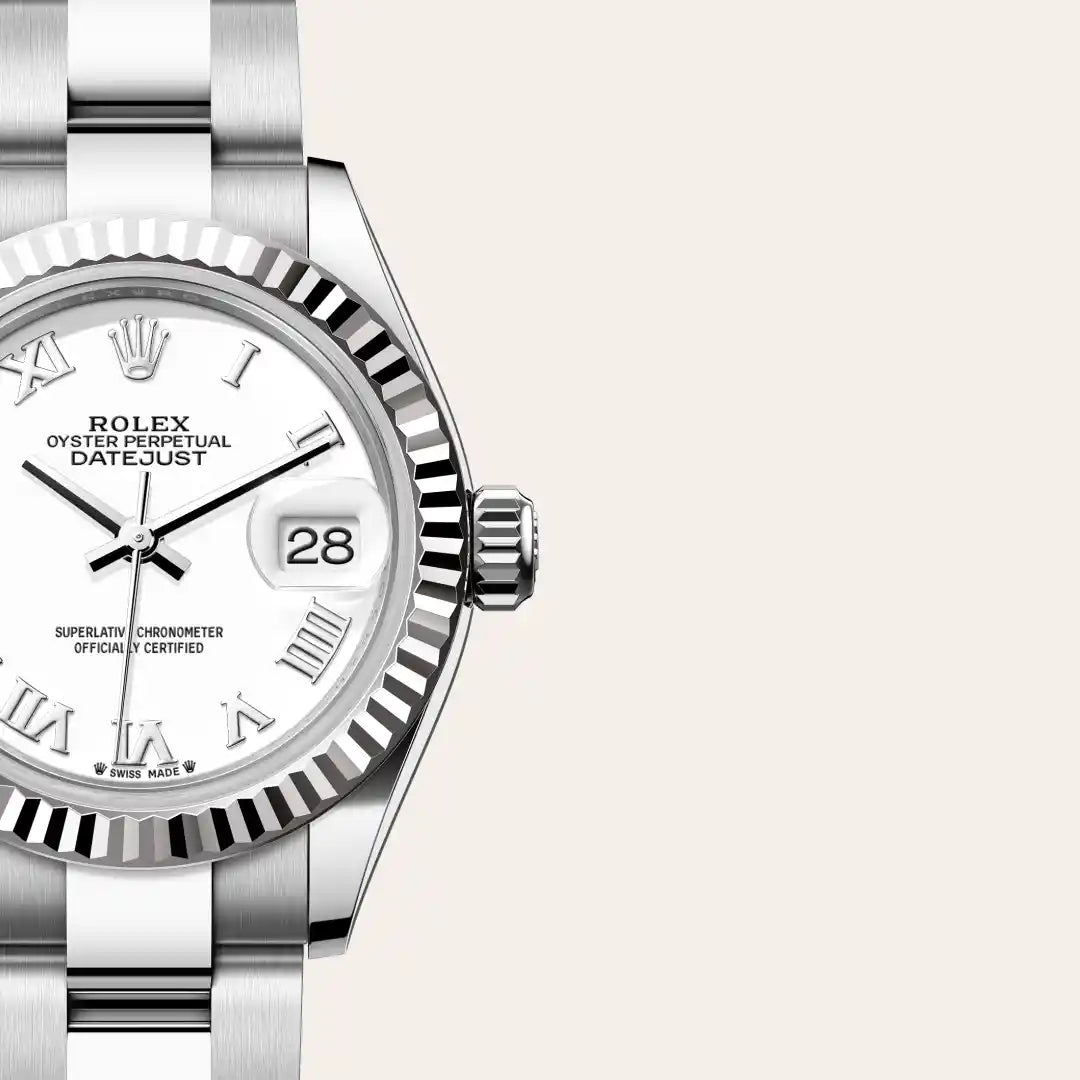 Rolex Lady-Datejust in Oystersteel And White Gold, M279174-0020 - Knar Jewellery