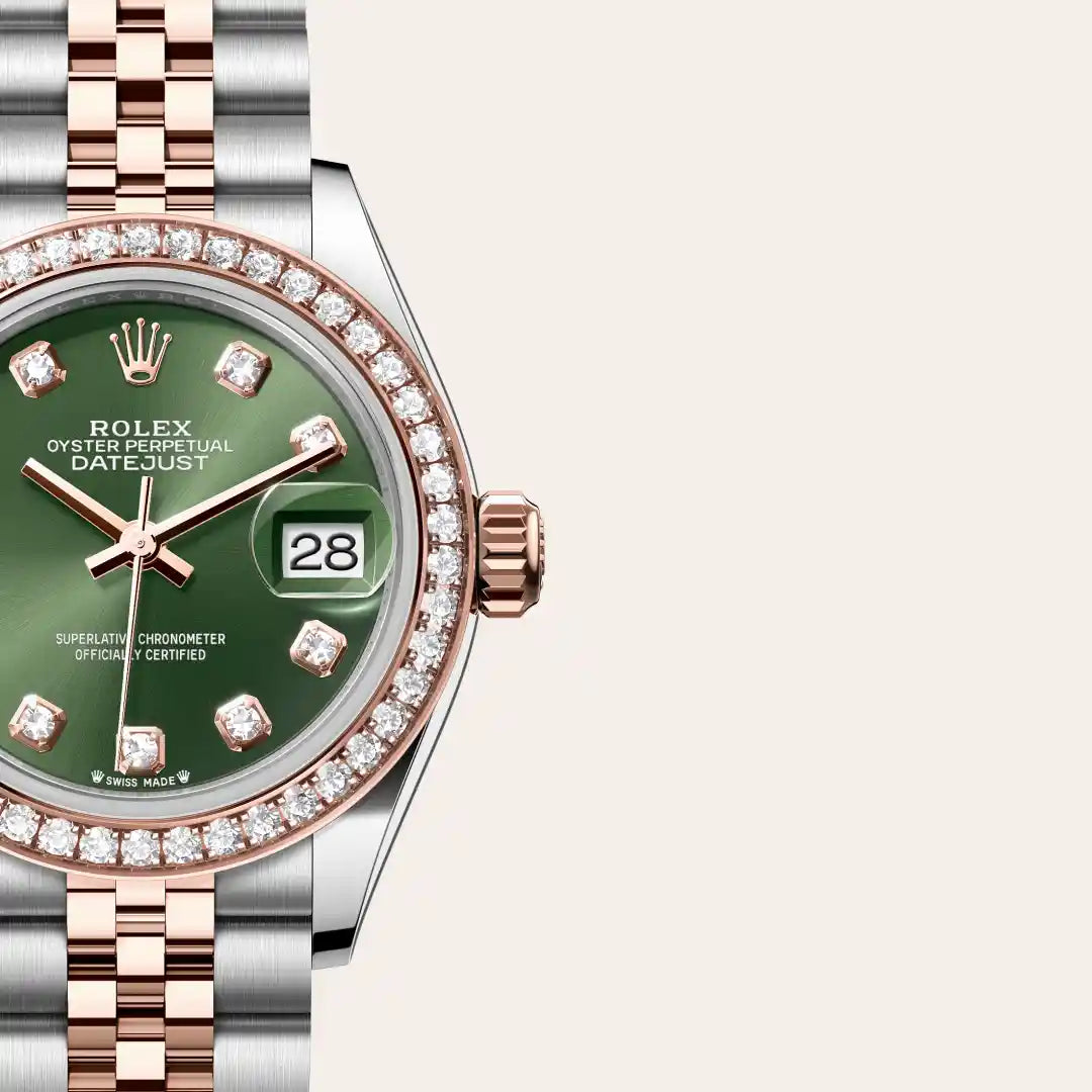 Rolex Lady-Datejust in Oystersteel And Everose Gold, M279381RBR-0007 - Knar Jewellery