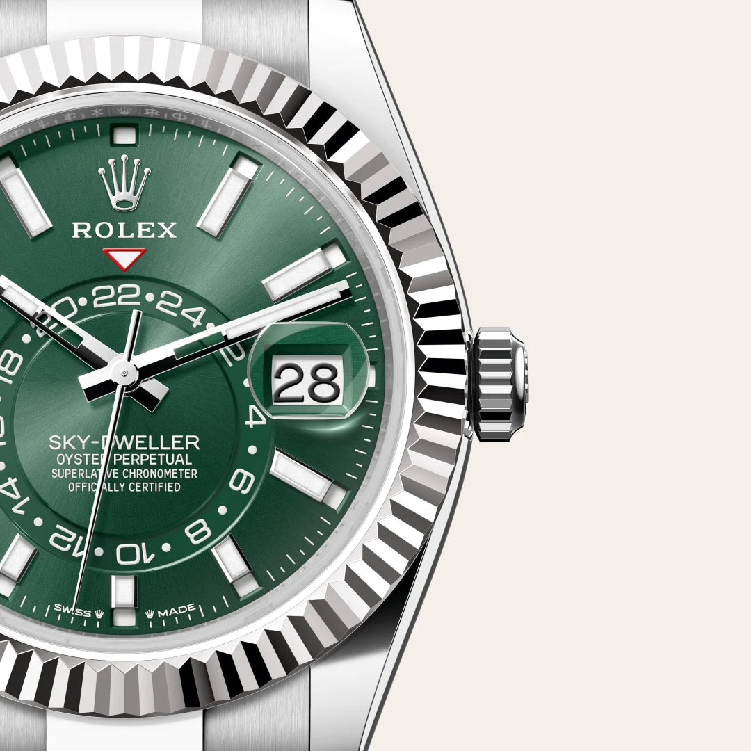 Rolex Sky-Dweller in Oystersteel And White Gold, M336934-0001 - Knar Jewellery