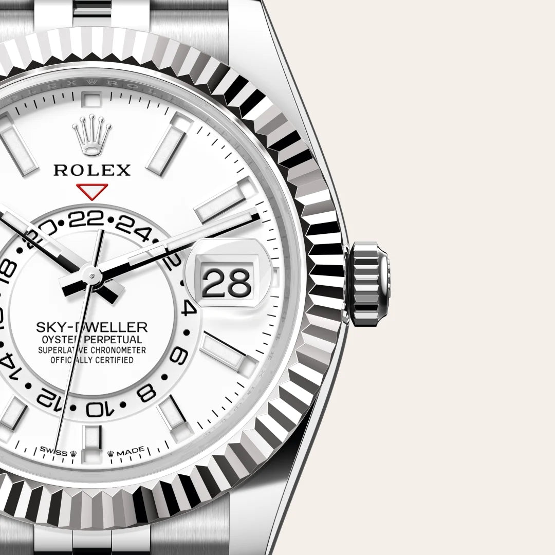 Rolex Sky-Dweller in Oystersteel And White Gold, M336934-0004 - Knar Jewellery
