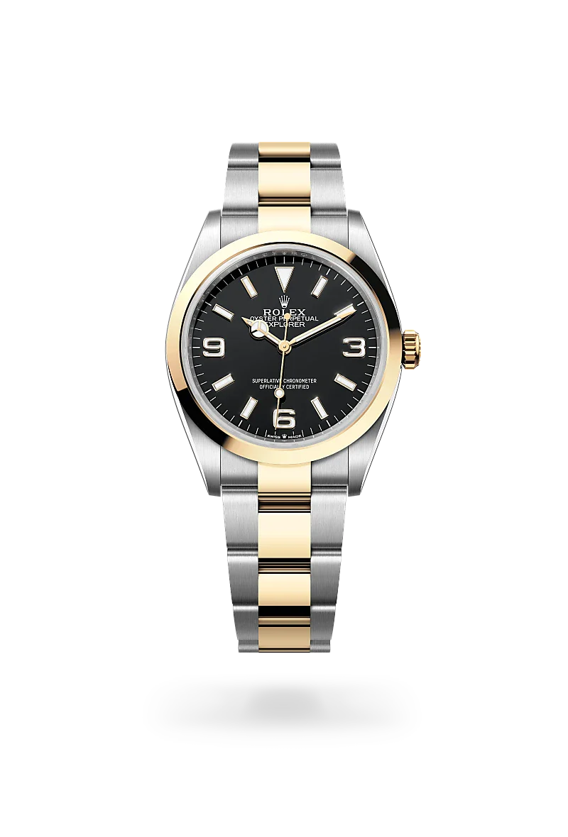 Rolex Explorer in Oystersteel And Yellow Gold, M124273-0001 - Knar Jewellery