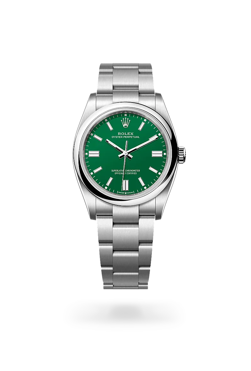 Rolex Oyster Perpetual in Oystersteel, M126000-0005 - Knar Jewellery