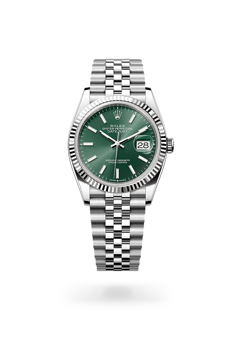 Rolex Datejust in Oystersteel And White Gold, M126234-0051 - Knar Jewellery