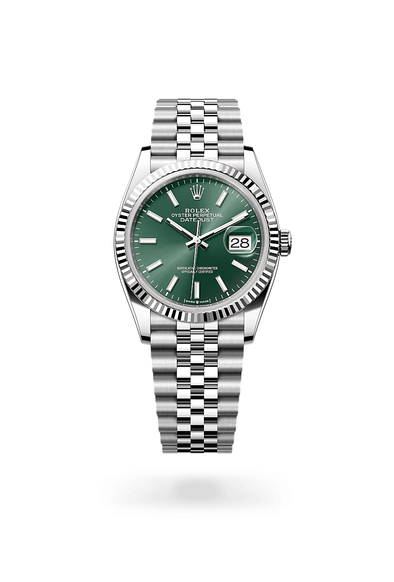 Rolex Datejust in Oystersteel And White Gold, M126234-0051 - Knar Jewellery