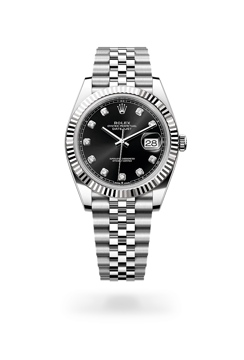 Rolex Datejust in Oystersteel And White Gold, M126334-0012 - Knar Jewellery