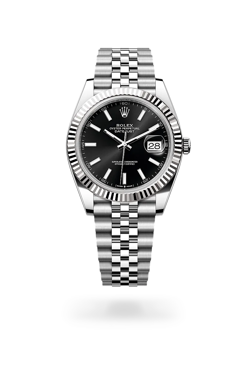 Rolex Datejust in Oystersteel And White Gold, M126334-0018 - Knar Jewellery