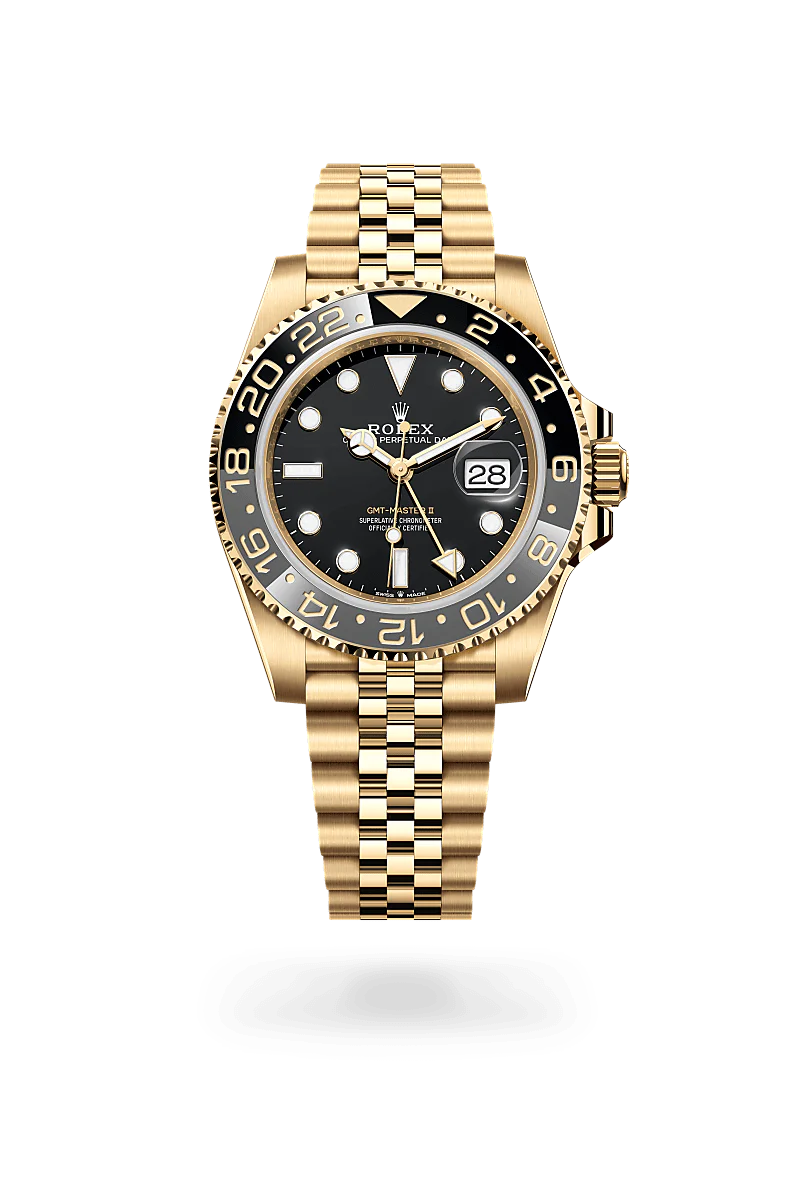 Rolex GMT-Master II in Yellow Gold, M126718GRNR-0001 - Knar Jewellery