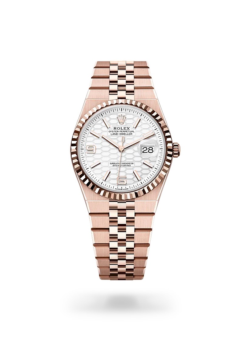 Rolex Land-Dweller in Everose Gold, M127235-0001 - Knar Jewellery