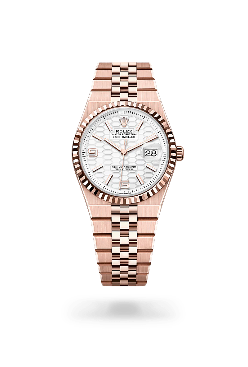 Rolex Land-Dweller in Everose Gold, M127235-0001 - Knar Jewellery