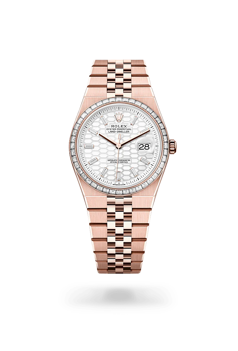 Rolex Land-Dweller in Everose Gold, M127285TBR-0002 - Knar Jewellery