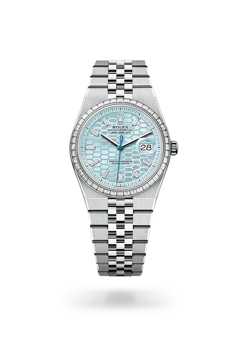 Rolex Land-Dweller in Platinum, M127286TBR-0001 - Knar Jewellery