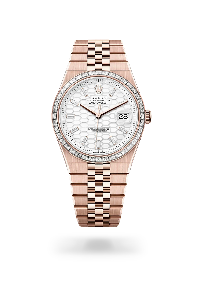 Rolex Land-Dweller in Everose Gold, M127385TBR-0003 - Knar Jewellery