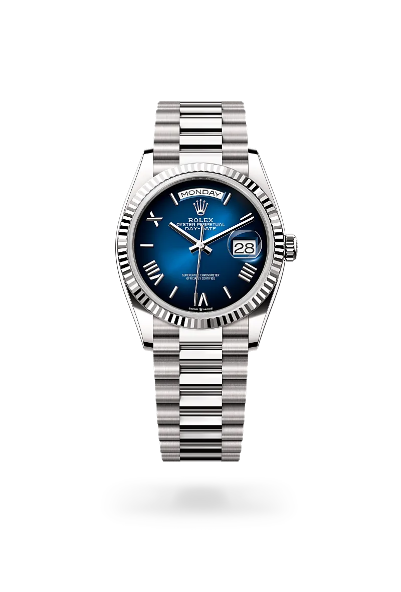 Rolex Day-Date in White Gold, M128239-0063 - Knar Jewellery