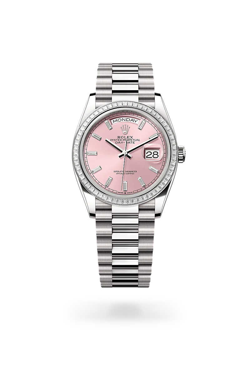 Rolex Day-Date in White Gold, M128399TBR-0029 - Knar Jewellery