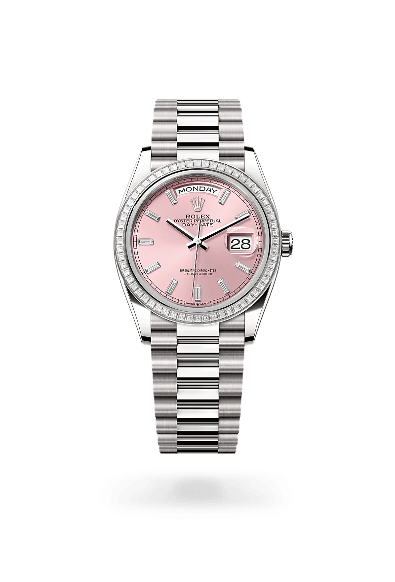 Rolex Day-Date in White Gold, M128399TBR-0029 - Knar Jewellery