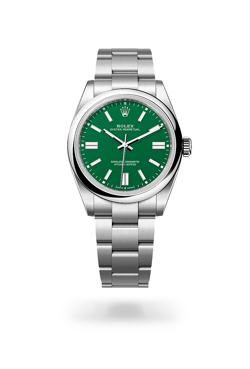 Rolex Oyster Perpetual in Oystersteel, M134300-0004 - Knar Jewellery