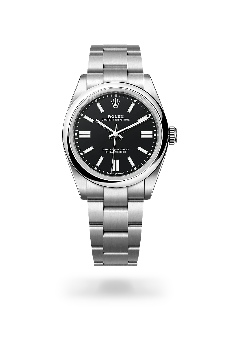 Rolex Oyster Perpetual in Oystersteel, M134300-0008 - Knar Jewellery