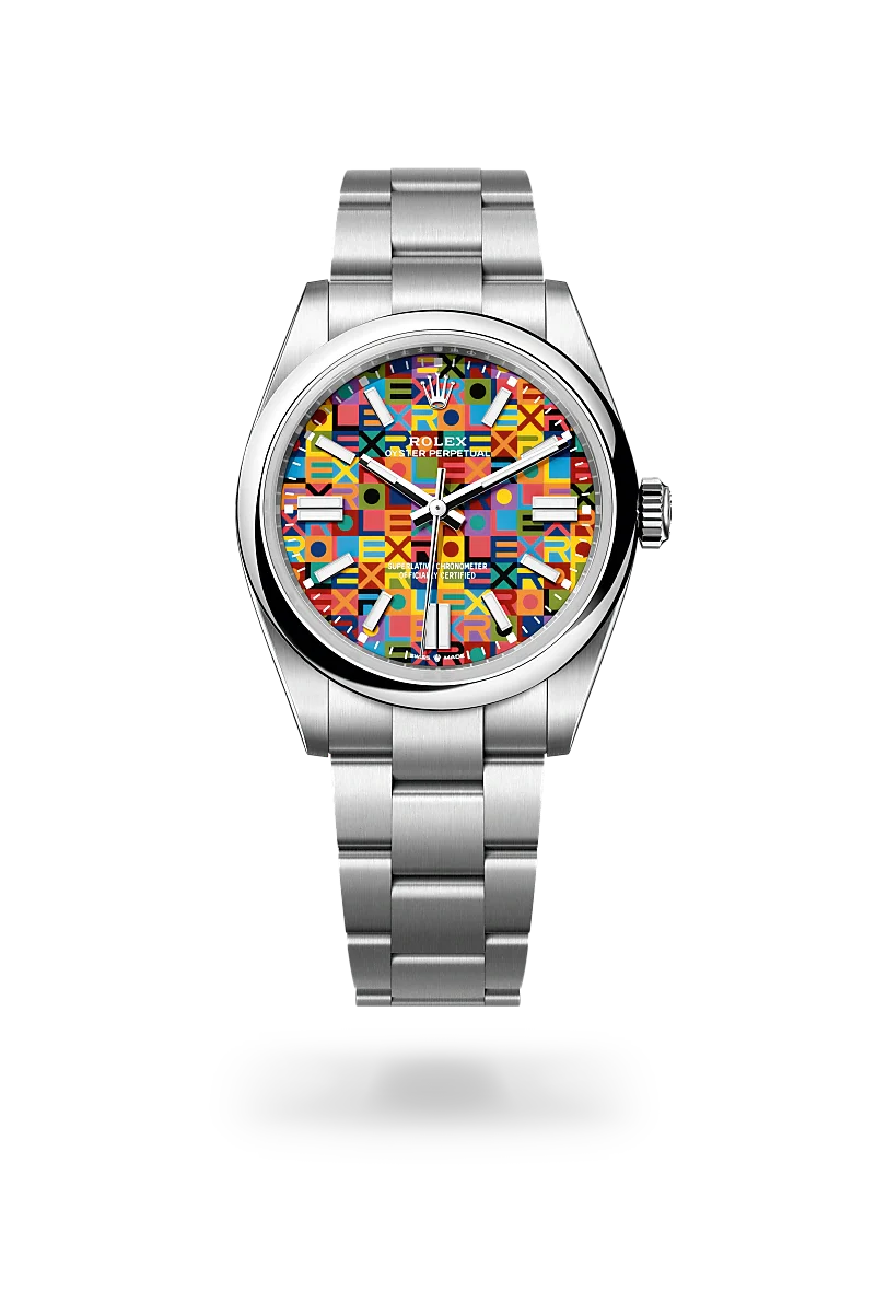Rolex Oyster Perpetual in Oystersteel, M134300-0010 - Knar Jewellery