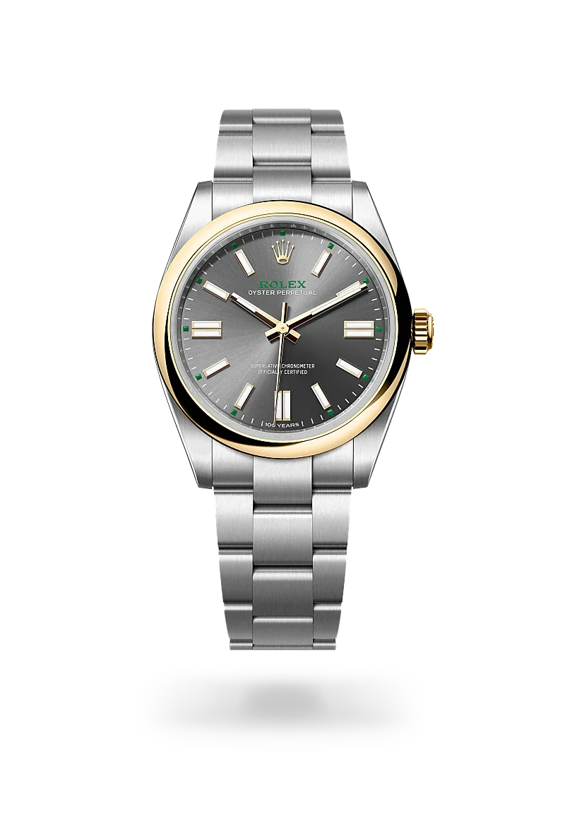 Rolex Oyster Perpetual in Oystersteel And Yellow Gold, M134303-0001 - Knar Jewellery
