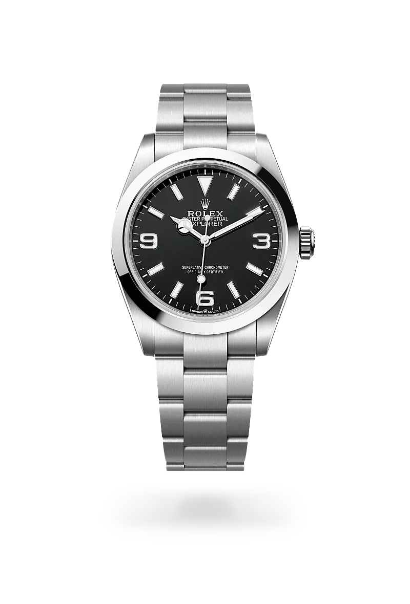 Rolex Explorer in Oystersteel, M224270-0001 - Knar Jewellery