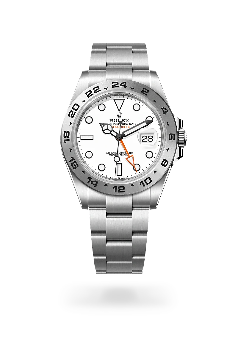 Rolex Explorer II in Oystersteel, M226570-0001 - Knar Jewellery