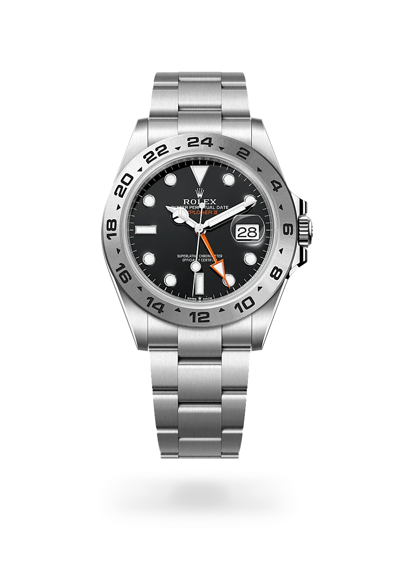 Rolex Explorer II in Oystersteel, M226570-0002 - Knar Jewellery