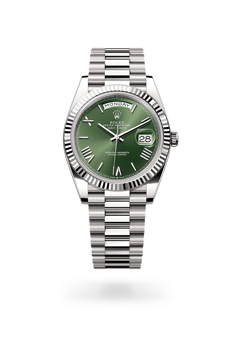 Rolex Day-Date in White Gold, M228239-0033 - Knar Jewellery