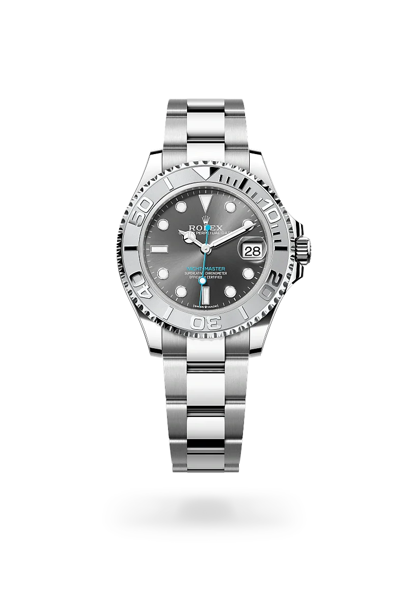 Rolex Yacht-Master in Oystersteel And Platinum, M268622-0002 - Knar Jewellery