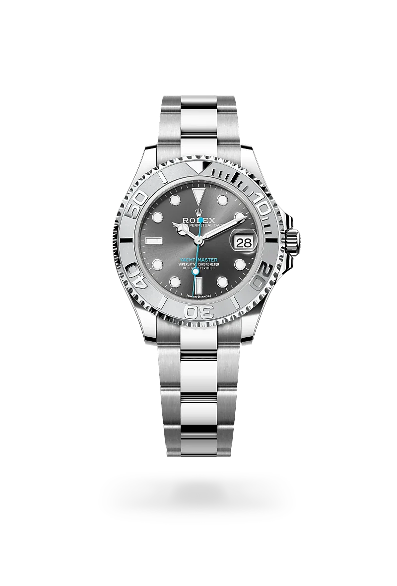 Rolex Yacht-Master in Oystersteel And Platinum, M268622-0002 - Knar Jewellery