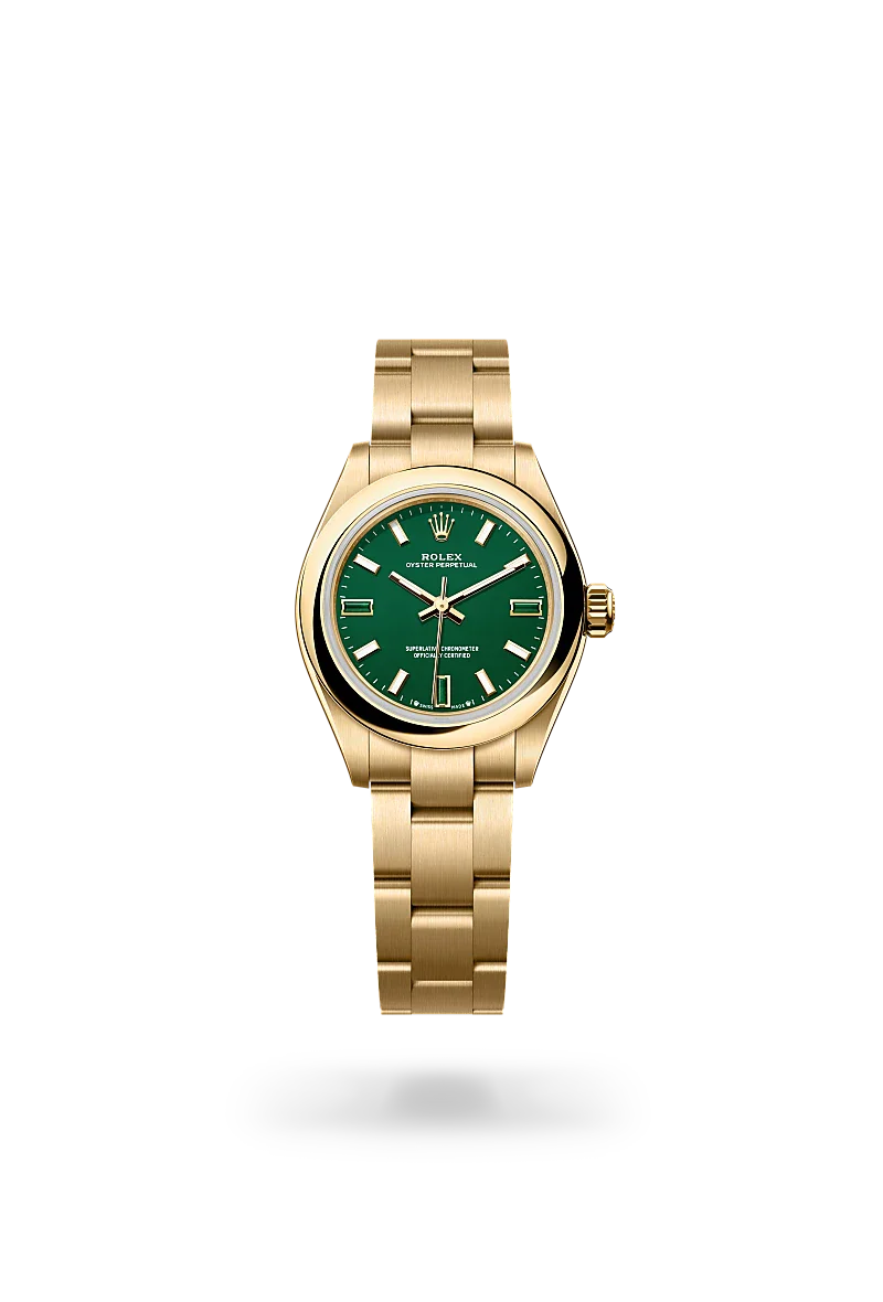 Rolex Oyster Perpetual in Yellow Gold, M276208-0002 - Knar Jewellery