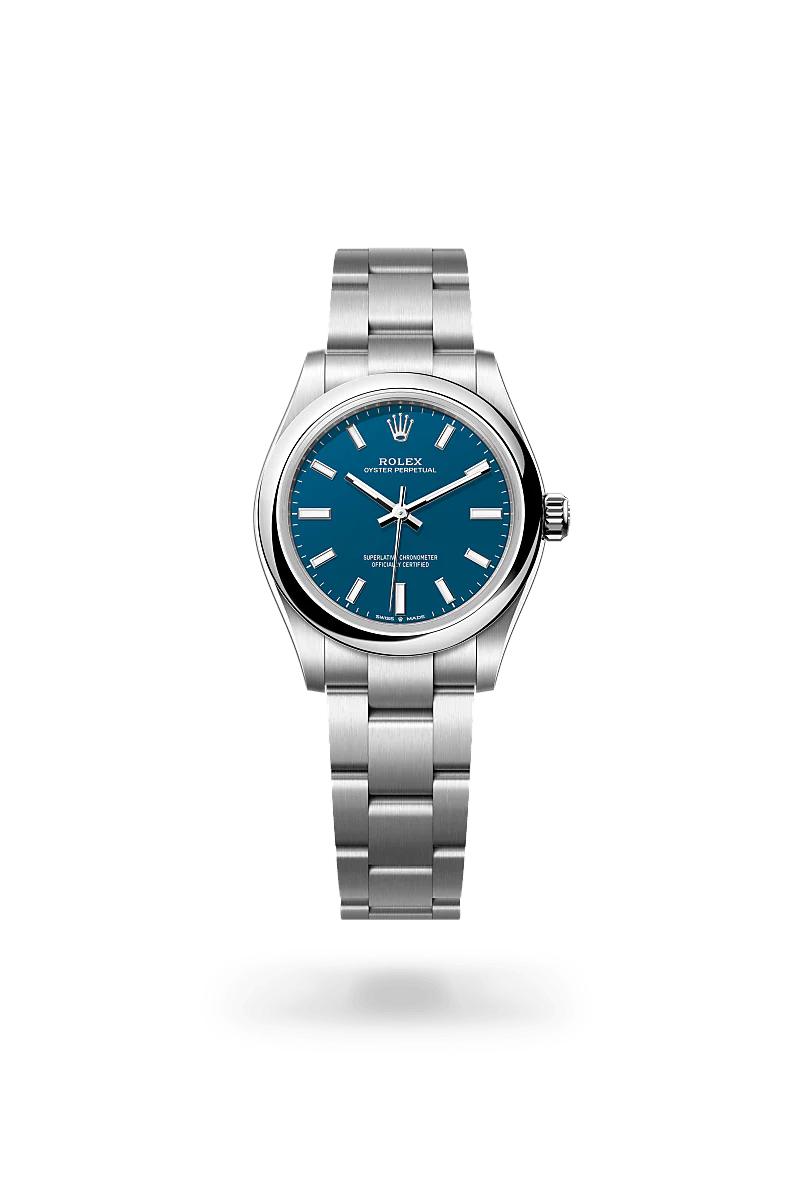 Rolex Oyster Perpetual in Oystersteel, M277200-0017 - Knar Jewellery