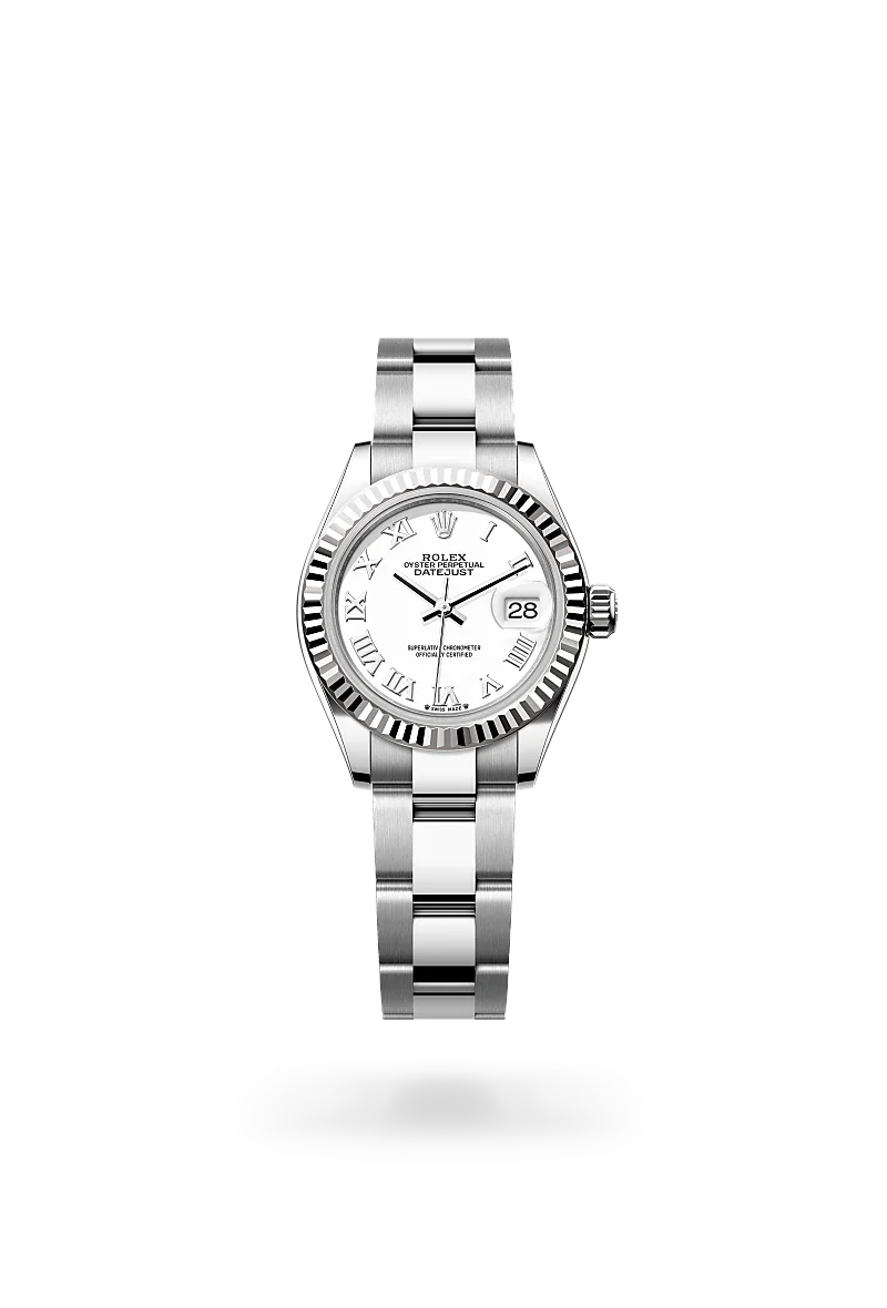 Rolex Lady-Datejust in Oystersteel And White Gold, M279174-0020 - Knar Jewellery