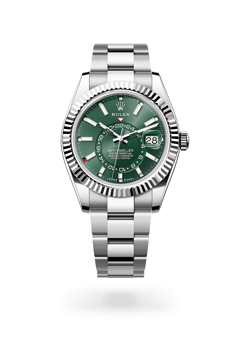 Rolex Sky-Dweller in Oystersteel And White Gold, M336934-0001 - Knar Jewellery
