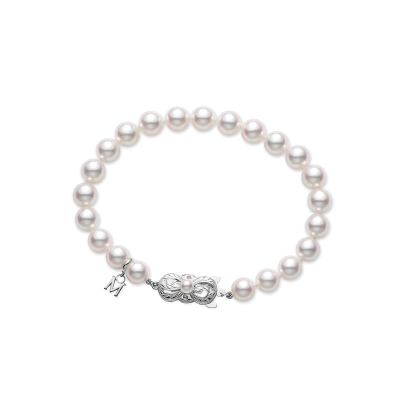 Mikimoto-White-Akoya-Pearl-Bracelet-white-gold-clasp-MIK00907_Style-No-UD-70107-W