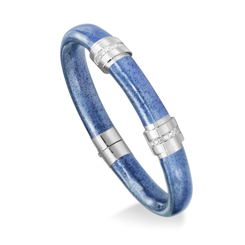 SOHO-Sterling-Silver-and-Blue-Enamel-Bangle-SO00758-_-Style-No-AB942SDLBLU
