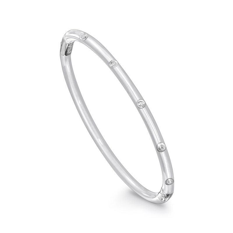 SOHO-Sterling-Silver-and-White-Enamel-Bangle-SO00671-_-Style-No-AB121XSDDWITE