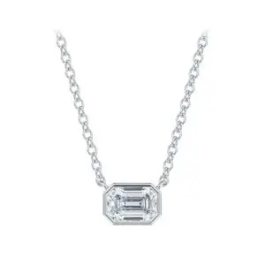 Forevermark Tribute Emerald Cut Diamond Necklace