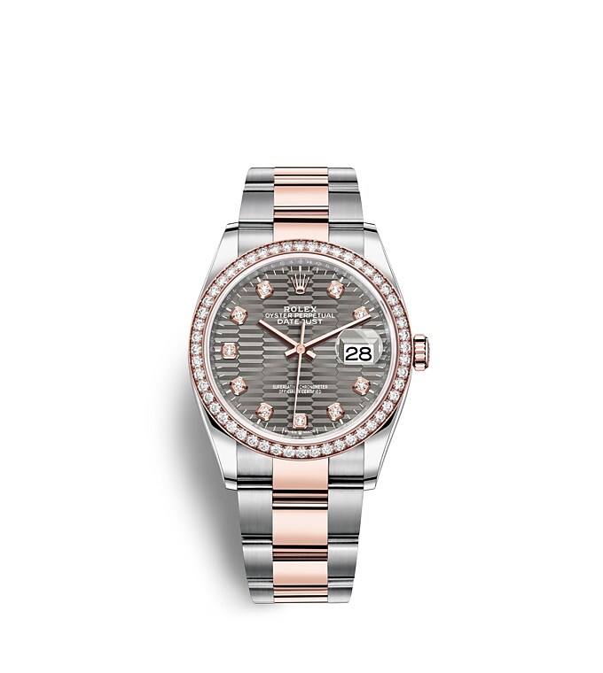Rolex Datejust in Oystersteel and gold, m126281rbr-0030